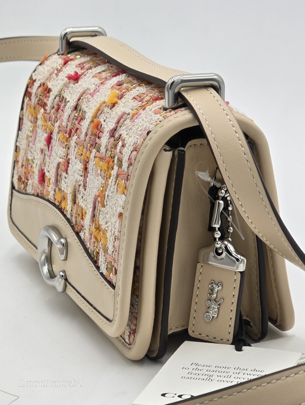 💥NEW💥Coach Bandit Crossbody In Tweed - Picture 2 of 14